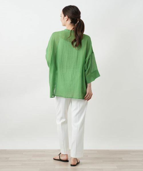 Leilian / レリアン シャツ・ブラウス | バンドカラーブラウス | 詳細9