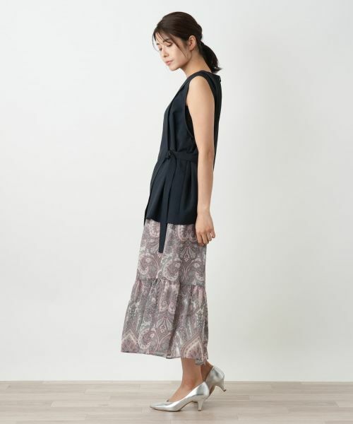 Leilian / レリアン テーラードジャケット | アシンメトリーベスト | 詳細25