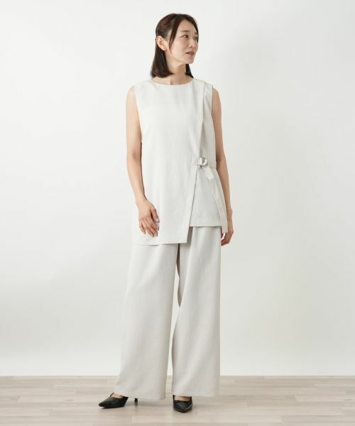 Leilian / レリアン テーラードジャケット | アシンメトリーベスト | 詳細7