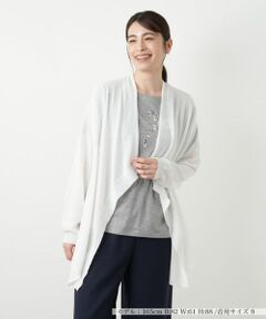 Leilian / レリアン カーディガン・ボレロ | イレギュラーヘムカーディガン