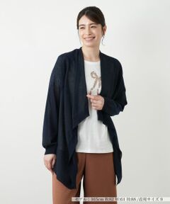 Leilian / レリアン カーディガン・ボレロ | イレギュラーヘムカーディガン
