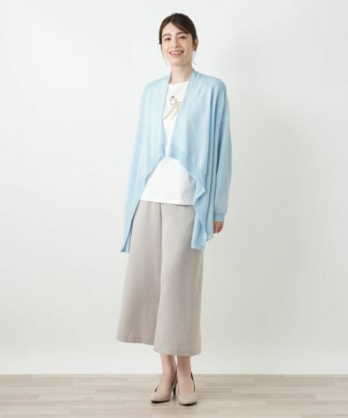 Leilian / レリアン カーディガン・ボレロ | イレギュラーヘムカーディガン | 詳細1