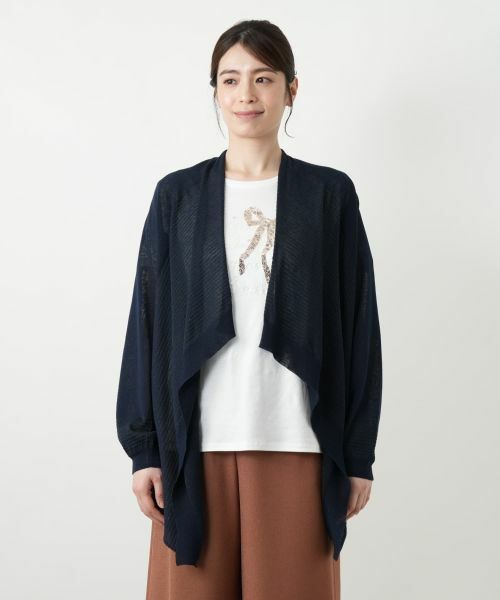 Leilian / レリアン カーディガン・ボレロ | イレギュラーヘムカーディガン | 詳細10