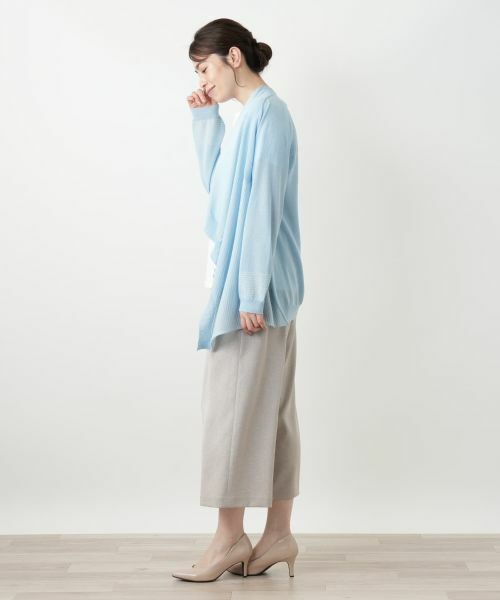 Leilian / レリアン カーディガン・ボレロ | イレギュラーヘムカーディガン | 詳細2