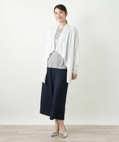 Leilian / レリアン カーディガン・ボレロ | イレギュラーヘムカーディガン | 詳細4