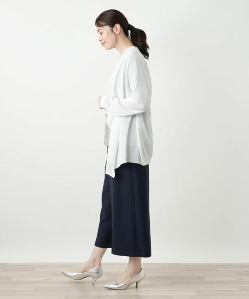 Leilian / レリアン カーディガン・ボレロ | イレギュラーヘムカーディガン | 詳細5