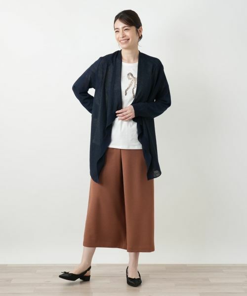 Leilian / レリアン カーディガン・ボレロ | イレギュラーヘムカーディガン | 詳細7