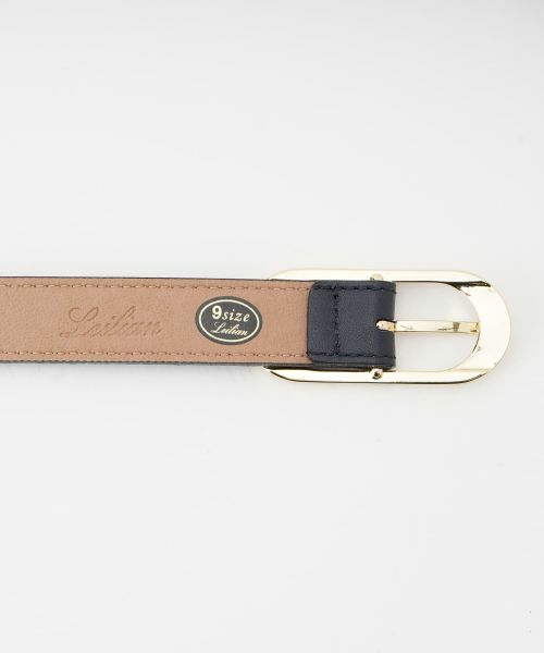 Leilian / レリアン ベルト・サスペンダー | オーバルバックルベルト | 詳細2