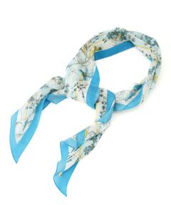 Leilian / レリアン バンダナ・スカーフ | ボタニカルプリントスカーフ