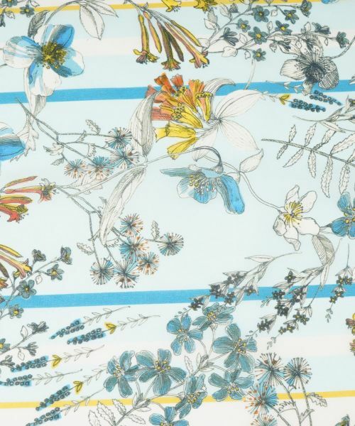 Leilian / レリアン バンダナ・スカーフ | ボタニカルプリントスカーフ | 詳細1