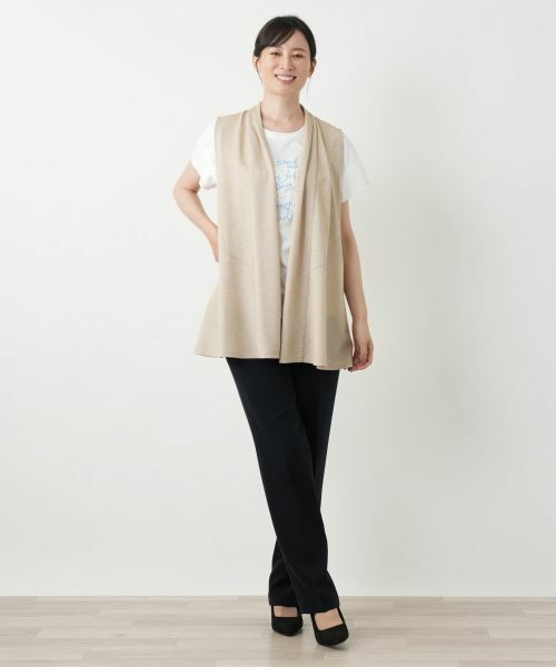 Leilian / レリアン テーラードジャケット | 羽織りベスト【Leilian WHITE LABEL】 | 詳細1