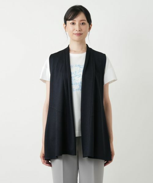 Leilian / レリアン テーラードジャケット | 羽織りベスト【Leilian WHITE LABEL】 | 詳細10