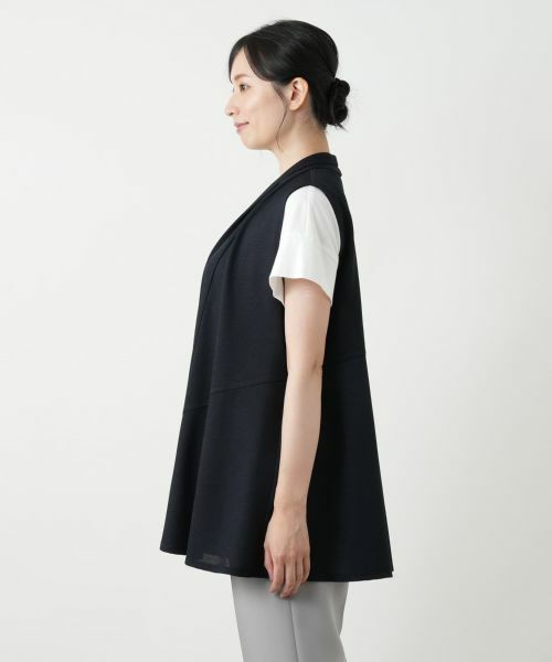 Leilian / レリアン テーラードジャケット | 羽織りベスト【Leilian WHITE LABEL】 | 詳細11