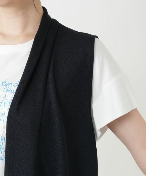 Leilian / レリアン テーラードジャケット | 羽織りベスト【Leilian WHITE LABEL】 | 詳細15