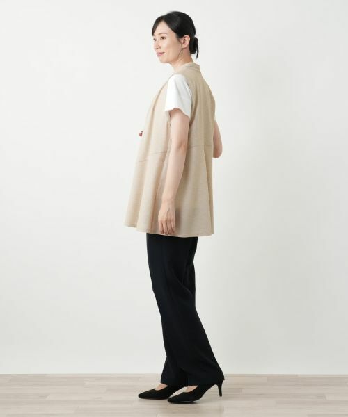 Leilian / レリアン テーラードジャケット | 羽織りベスト【Leilian WHITE LABEL】 | 詳細2