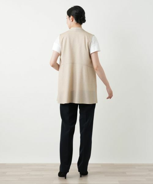 Leilian / レリアン テーラードジャケット | 羽織りベスト【Leilian WHITE LABEL】 | 詳細3