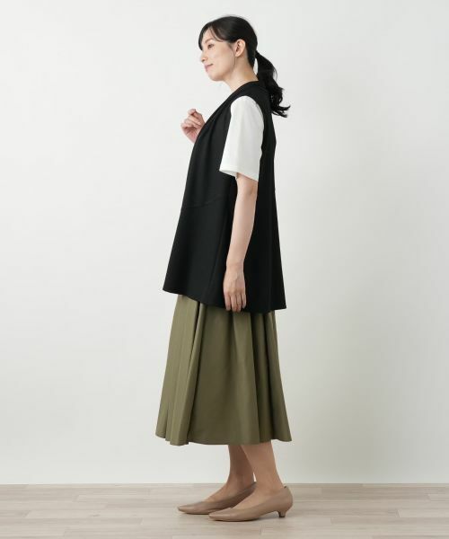 Leilian / レリアン テーラードジャケット | 羽織りベスト【Leilian WHITE LABEL】 | 詳細5