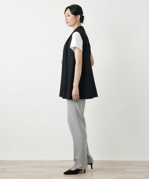 Leilian / レリアン テーラードジャケット | 羽織りベスト【Leilian WHITE LABEL】 | 詳細8