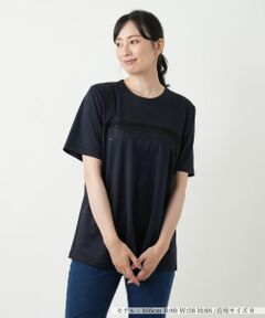 Leilian / レリアン カットソー | 刺繍フレアカットソー【Leilian WHITE LABEL】