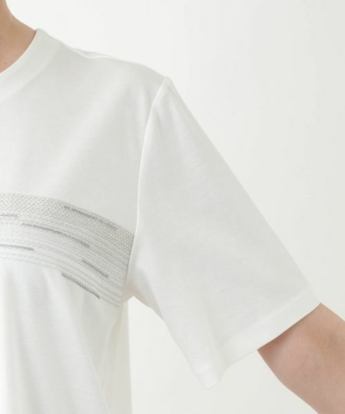 Leilian / レリアン カットソー | 刺繍フレアカットソー【Leilian WHITE LABEL】 | 詳細12