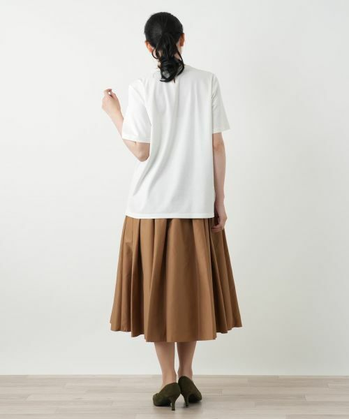 Leilian / レリアン カットソー | 刺繍フレアカットソー【Leilian WHITE LABEL】 | 詳細6