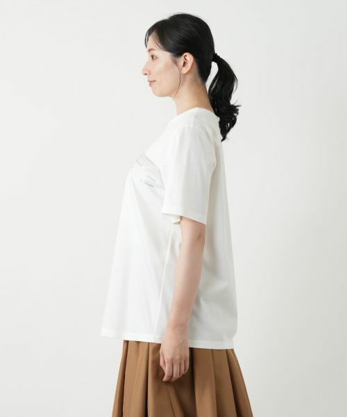 Leilian / レリアン カットソー | 刺繍フレアカットソー【Leilian WHITE LABEL】 | 詳細8