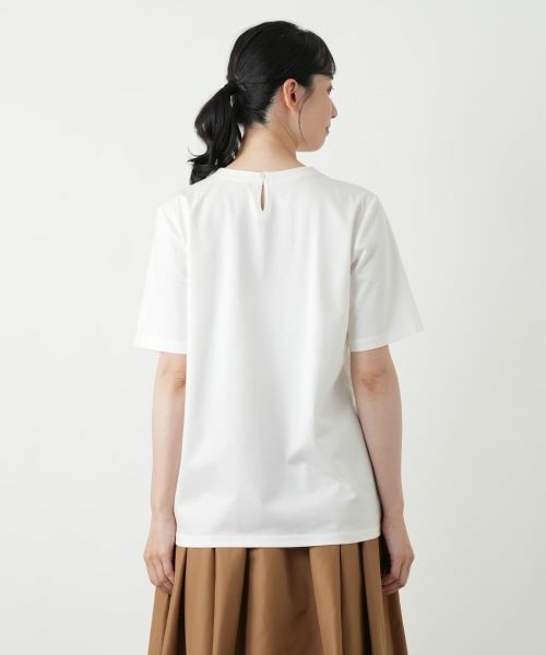 Leilian / レリアン カットソー | 刺繍フレアカットソー【Leilian WHITE LABEL】 | 詳細9