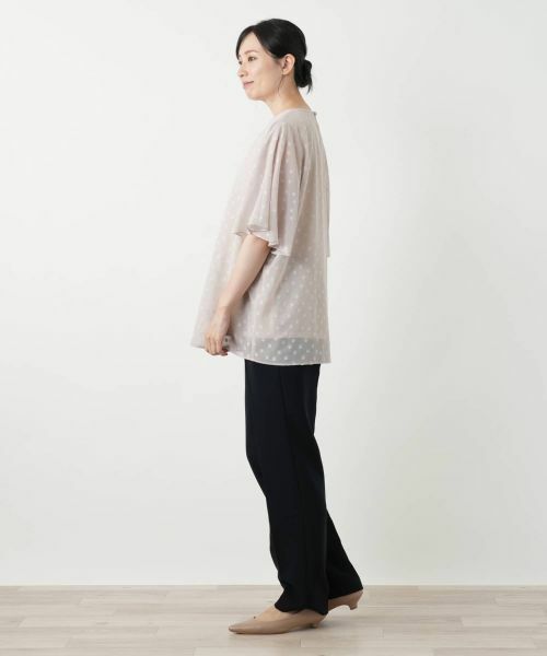 Leilian / レリアン シャツ・ブラウス | ドットフレアブラウス【Leilian WHITE LABEL】 | 詳細2