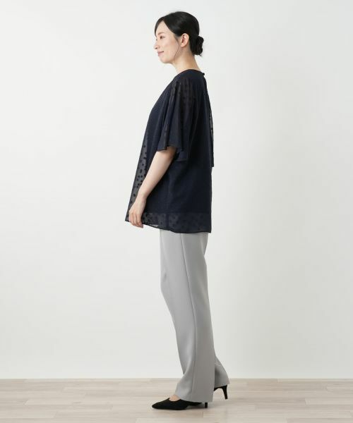 Leilian / レリアン シャツ・ブラウス | ドットフレアブラウス【Leilian WHITE LABEL】 | 詳細5