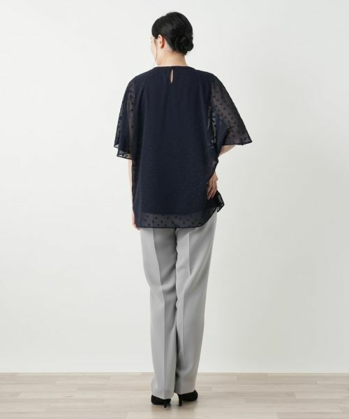 Leilian / レリアン シャツ・ブラウス | ドットフレアブラウス【Leilian WHITE LABEL】 | 詳細6