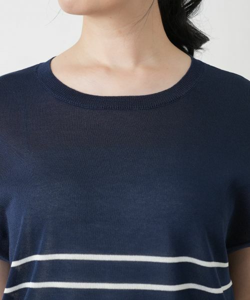 Leilian / レリアン テーラードジャケット | ボーダーニットベスト【Leilian WHITE LABEL】 | 詳細10