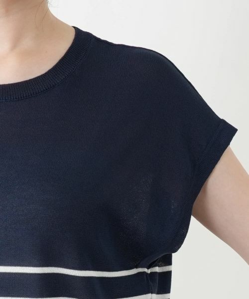 Leilian / レリアン テーラードジャケット | ボーダーニットベスト【Leilian WHITE LABEL】 | 詳細12