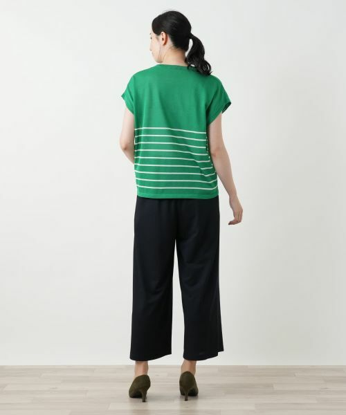 Leilian / レリアン テーラードジャケット | ボーダーニットベスト【Leilian WHITE LABEL】 | 詳細3