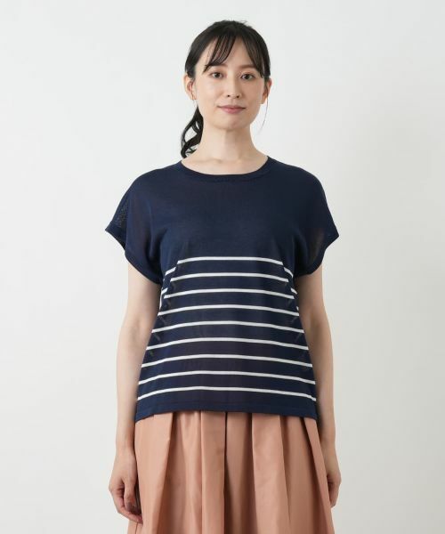 Leilian / レリアン テーラードジャケット | ボーダーニットベスト【Leilian WHITE LABEL】 | 詳細7