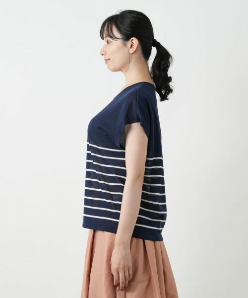 Leilian / レリアン テーラードジャケット | ボーダーニットベスト【Leilian WHITE LABEL】 | 詳細8