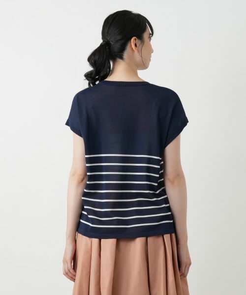 Leilian / レリアン テーラードジャケット | ボーダーニットベスト【Leilian WHITE LABEL】 | 詳細9