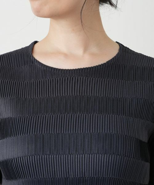 Leilian / レリアン シャツ・ブラウス | ギャザー切替フレアブラウス【Leilian WHITE LABEL】 | 詳細10