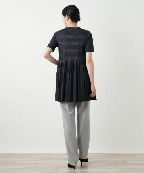 Leilian / レリアン シャツ・ブラウス | ギャザー切替フレアブラウス【Leilian WHITE LABEL】 | 詳細6