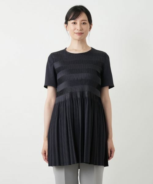 Leilian / レリアン シャツ・ブラウス | ギャザー切替フレアブラウス【Leilian WHITE LABEL】 | 詳細7