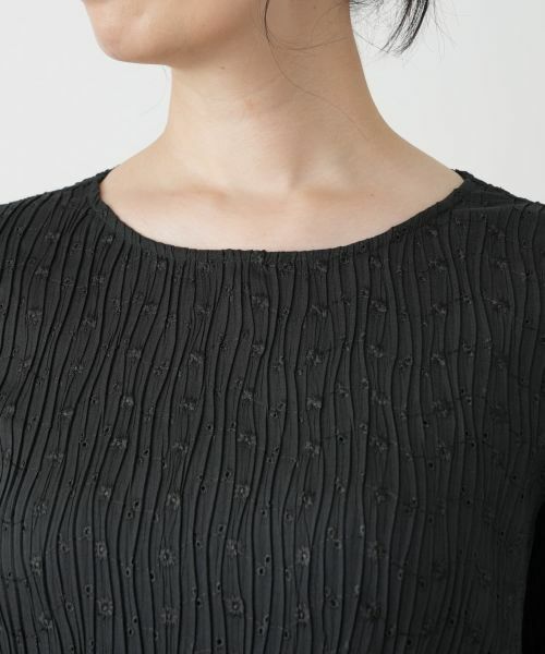 Leilian / レリアン ドレス | アイレットフレアワンピース【Leilian WHITE LABEL】 | 詳細12