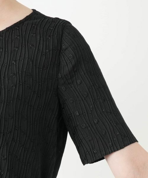 Leilian / レリアン ドレス | アイレットフレアワンピース【Leilian WHITE LABEL】 | 詳細14