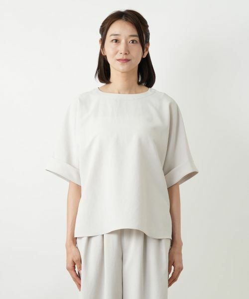Leilian / レリアン シャツ・ブラウス | ノーカラーブラウス | 詳細10