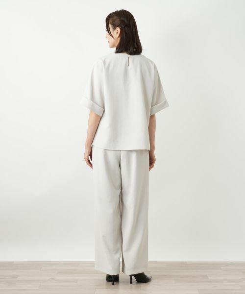 Leilian / レリアン シャツ・ブラウス | ノーカラーブラウス | 詳細9