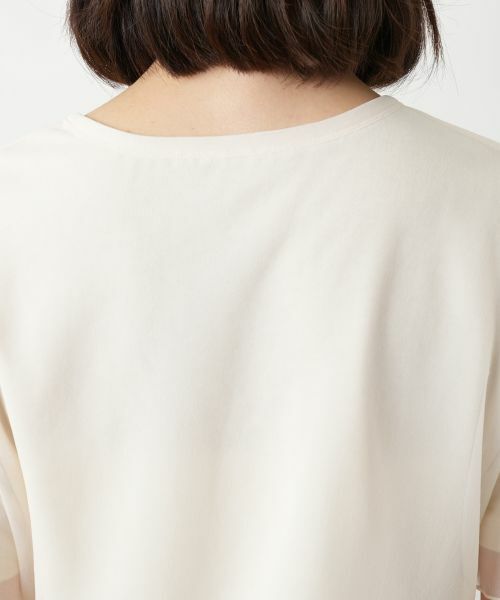 Leilian / レリアン カットソー | チュールレイヤードカットソー | 詳細14