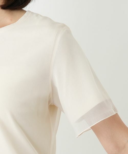 Leilian / レリアン カットソー | チュールレイヤードカットソー | 詳細15