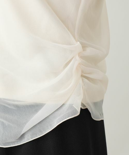 Leilian / レリアン カットソー | チュールレイヤードカットソー | 詳細16