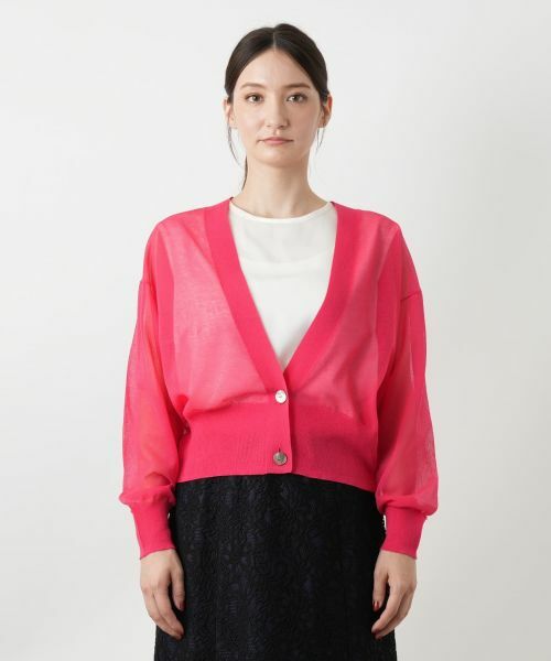 Leilian / レリアン カーディガン・ボレロ | Vネックカーディガン | 詳細10
