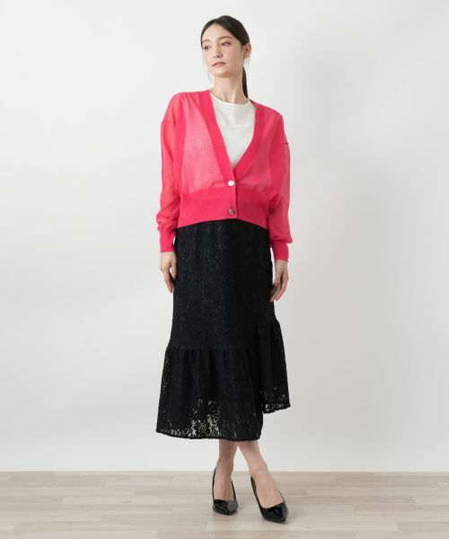 Leilian / レリアン カーディガン・ボレロ | Vネックカーディガン | 詳細7