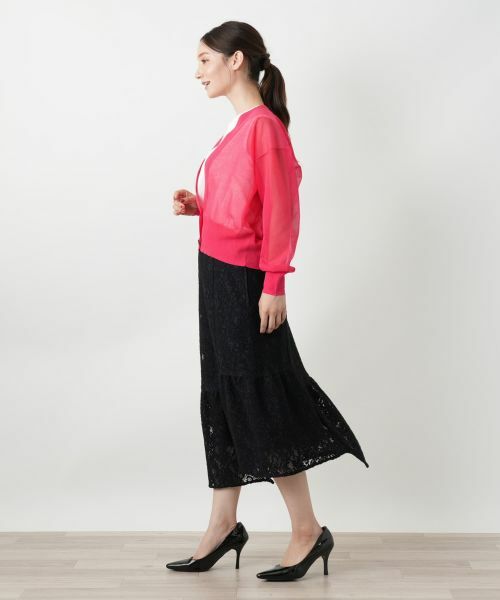 Leilian / レリアン カーディガン・ボレロ | Vネックカーディガン | 詳細8