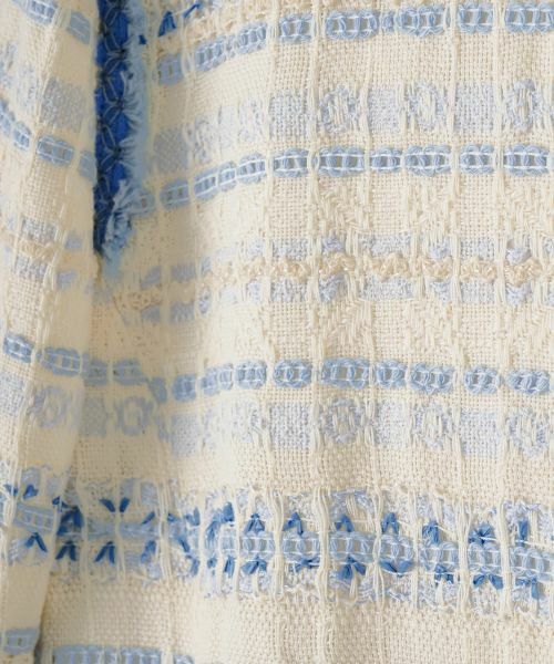 Leilian / レリアン テーラードジャケット | ツイードノーカラージャケット | 詳細3